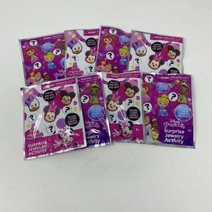 New Disney Surprise Jewelry Activity Lot of 8 Disney Princess & Disney Jr Minnie